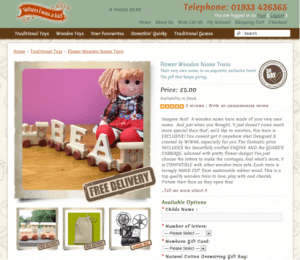 Product Page Re-Written Content Writing My Words Work For You