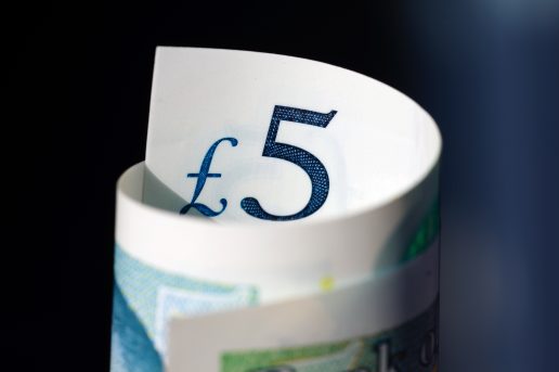 £5 Note rolled up ways to save money and not overspend My Words Work For You Business Support