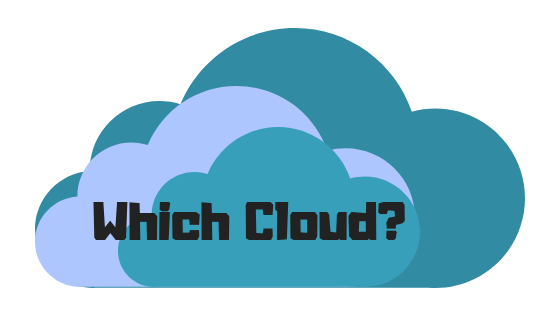 Three blue clouds cloud storage compatibility Content Writer Cambridge